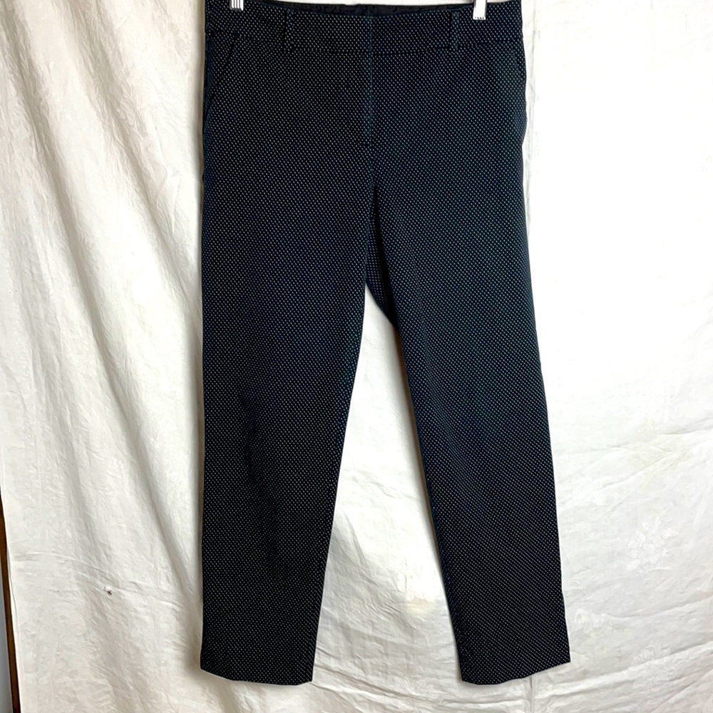 Talbots Black and White Cropped Pants
